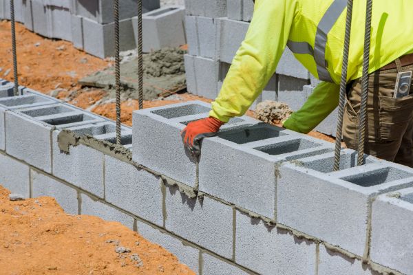 Concrete Blocks Installation in Seminole