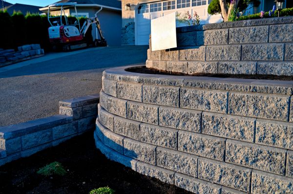 Stone Retaining Wall Repair in Seminole