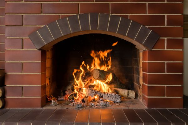Brick Fireplace Installation in Seminole